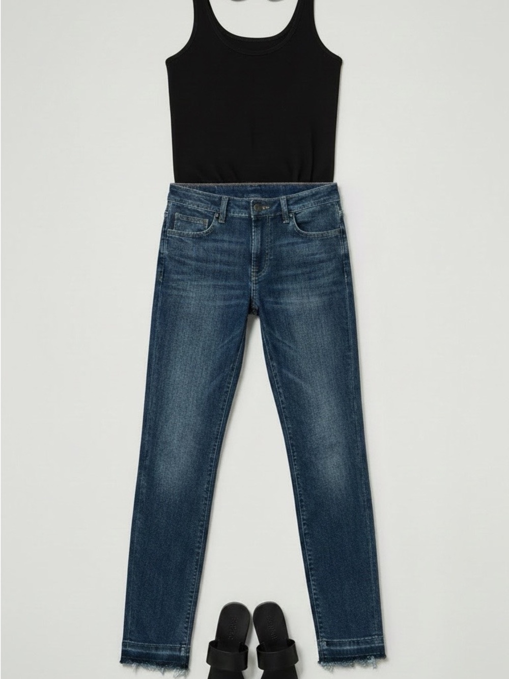 rag & bone Women's Slim Dark Blue Jeans